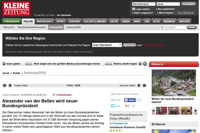 Die Kleine Zeitung Die Kleine Zeitung