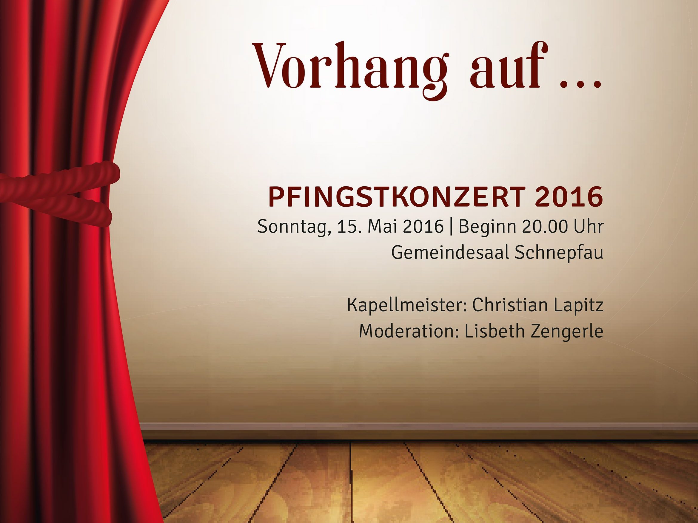 Pfingstkonzert MV Schnepfau