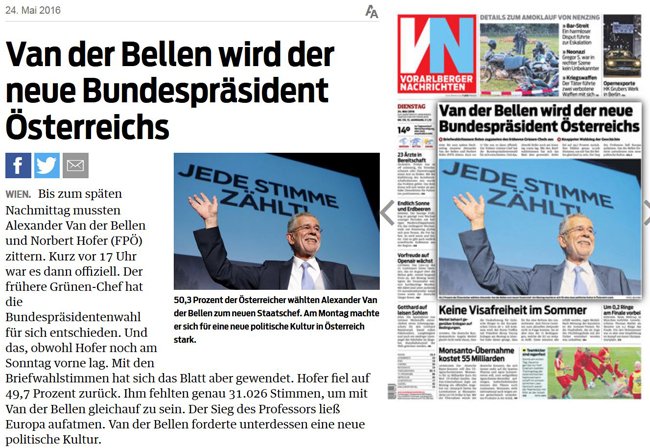 Die Vorarlberger Nachrichten Die Vorarlberger Nachrichten