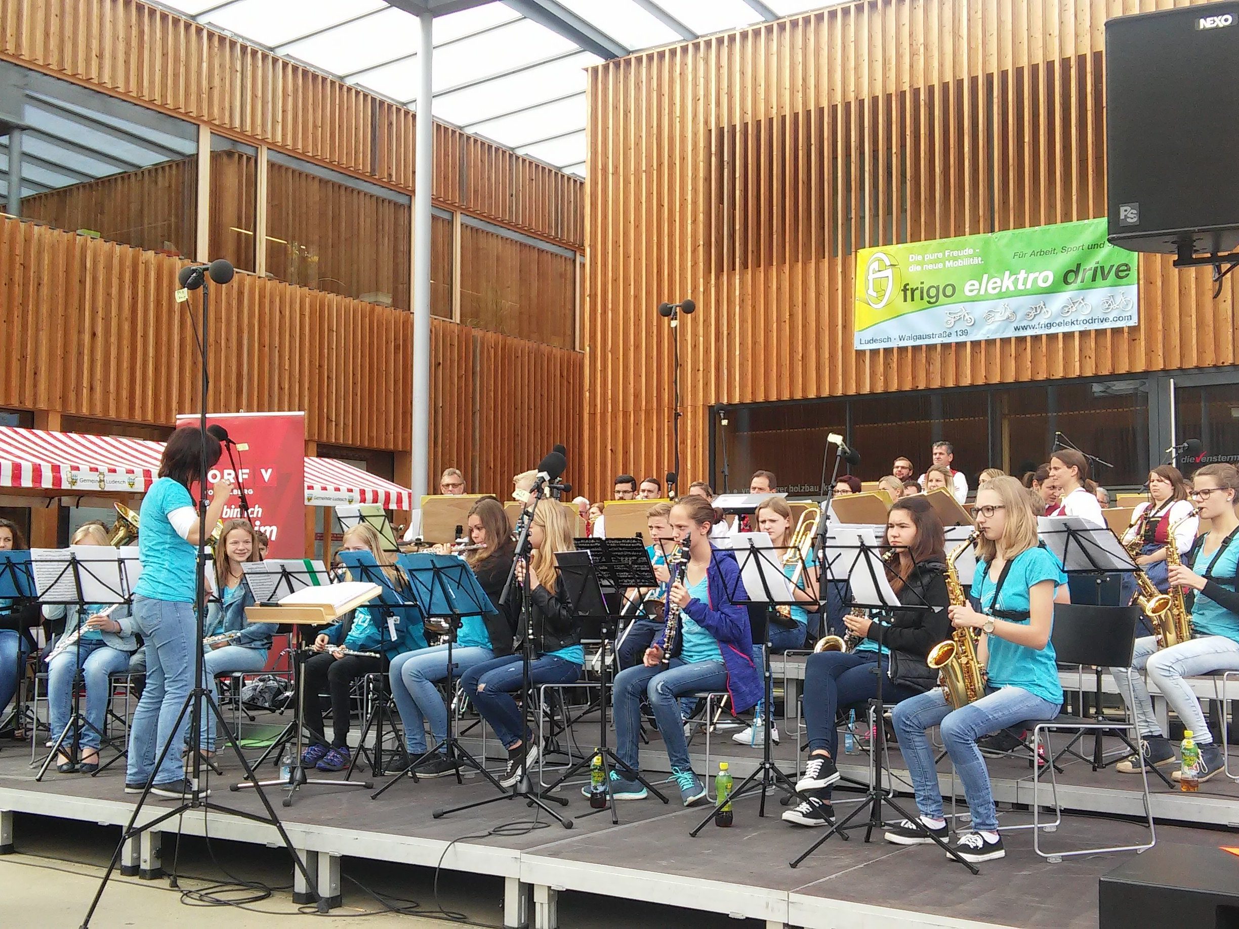 Die Minimusig spielte auch mit