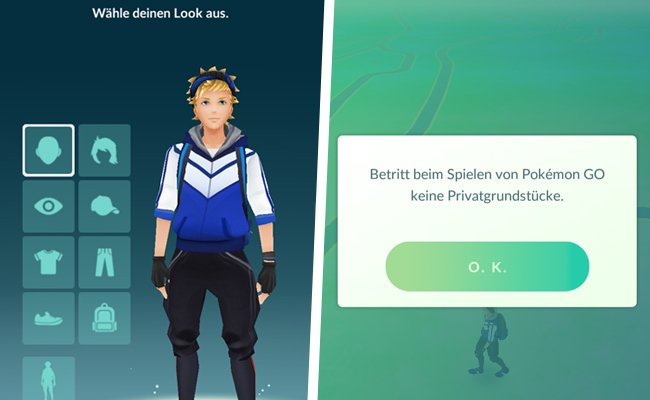 Avatare sind jetzt veränderbar, beim Spielstart werden Warnhinweise angezeigt.