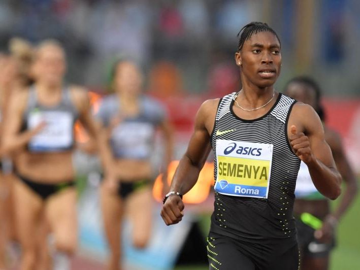 Caster Semenya wirkt sehr männlich Caster Semenya wirkt sehr männlich