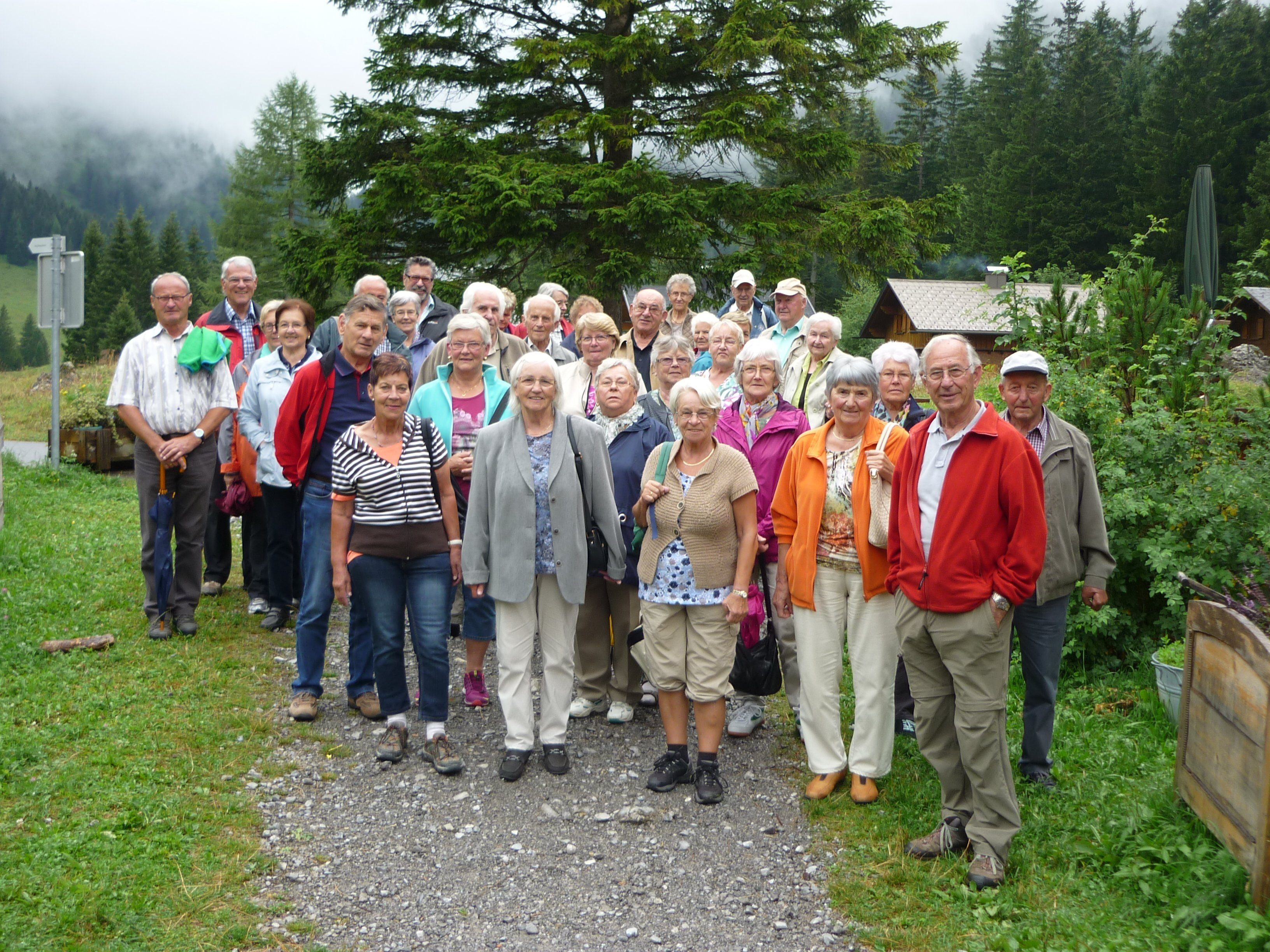 Ludescher Senioren im "Himmel"