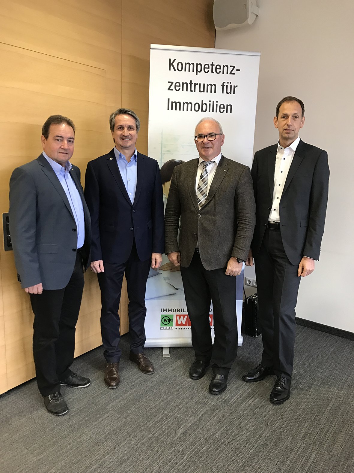 Thomas Peter, Armin Nesler, Ambros Hiller und Günther Amman (v.l.) Foto: WKV Thomas Peter, Armin Nesler, Ambros Hiller und Günther Amman (v.l.) Foto: WKV
