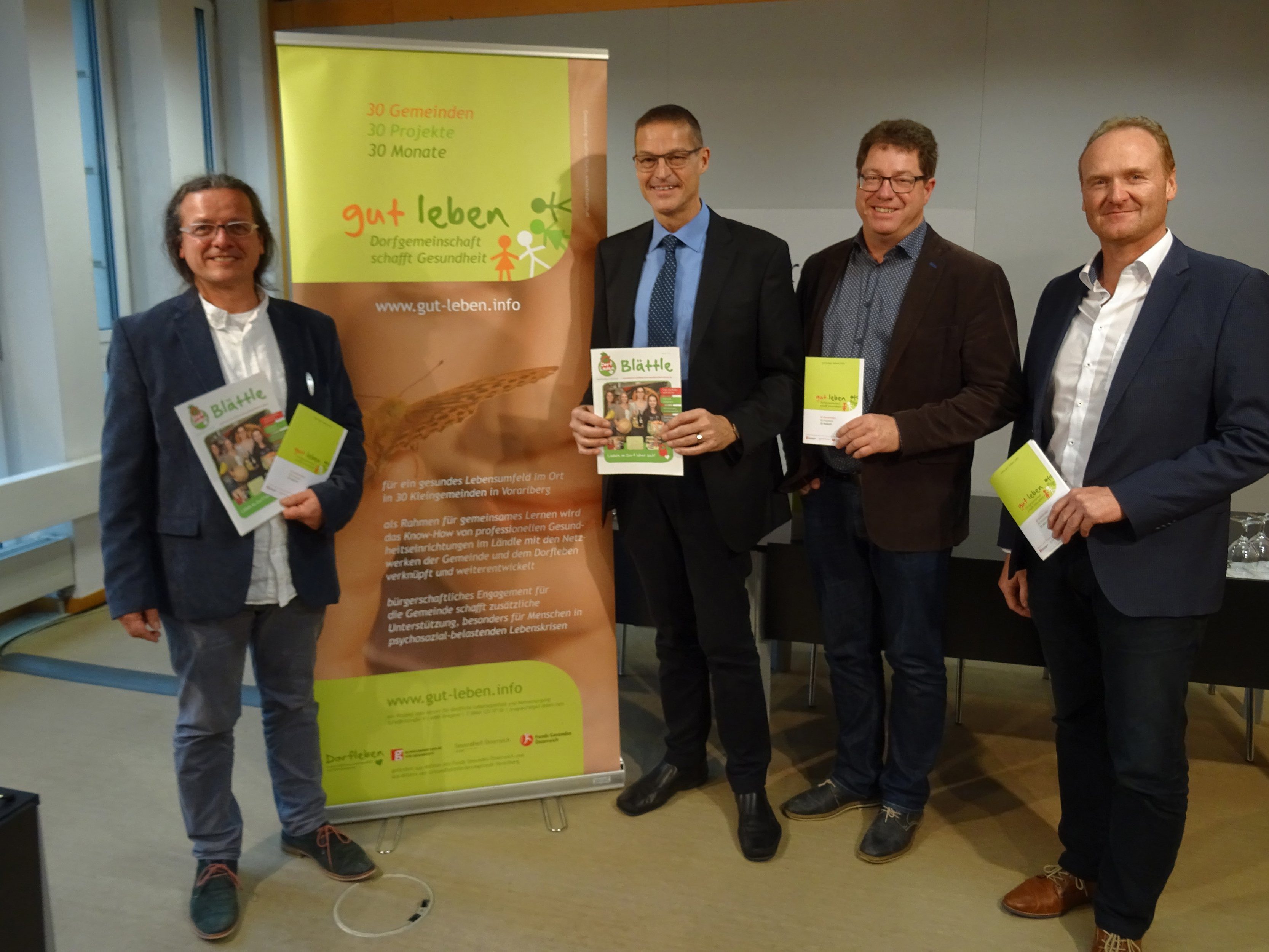 Initiative gutleben will in 30 Kleingemeinden ein gesundheitsförderliches Lebensumfeld schaffen
