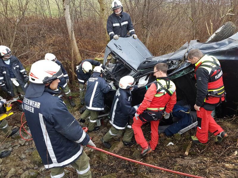 Lenker wurde in LKH Feldkirch geflogen Lenker wurde in LKH Feldkirch geflogen
