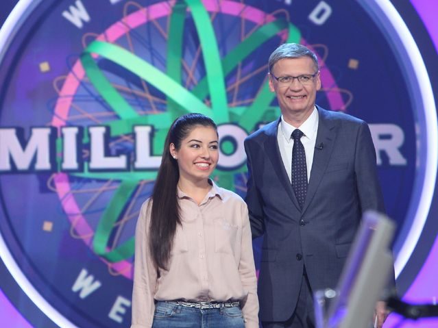 Bei Günter Jauch in Wer wird Millionär.