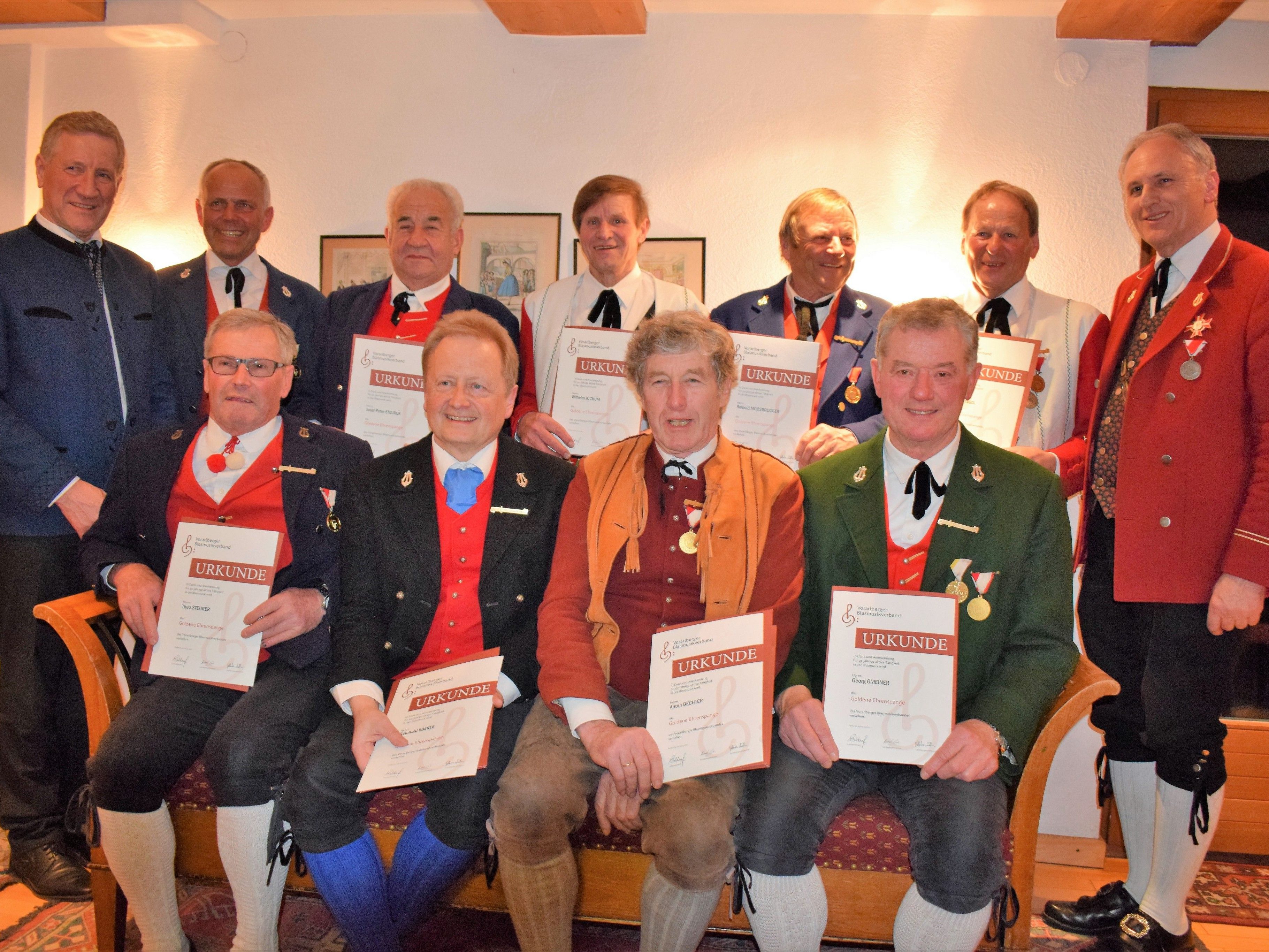 Engagierte Musikanten standen beim Ehrungsabend des Blasmusikverbandes im Mittelpunkt.