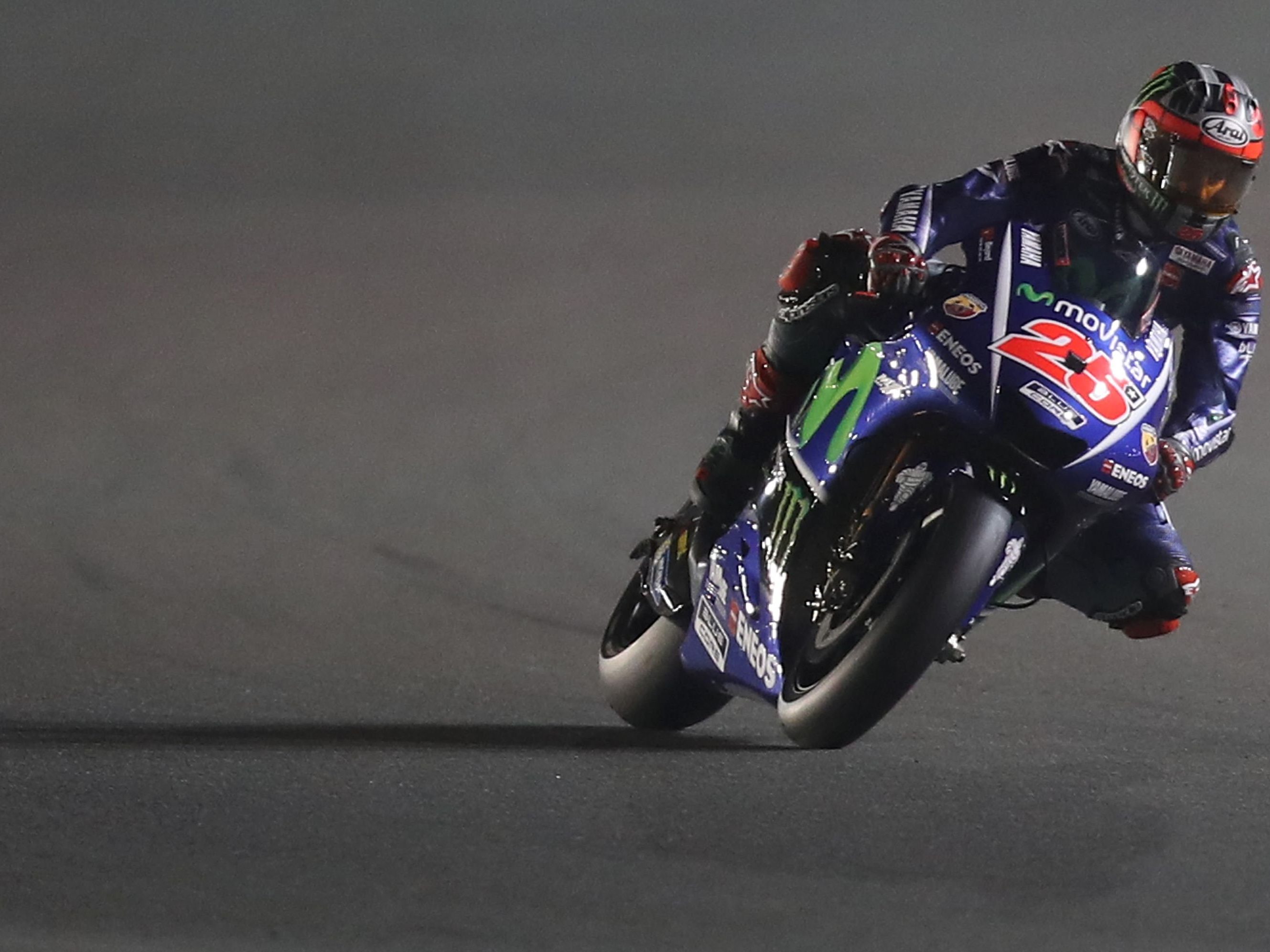 Maverick Vinales geht auch im zweiten Saisonrennen als Favorit an den Start. Maverick Vinales geht auch im zweiten Saisonrennen als Favorit an den Start.