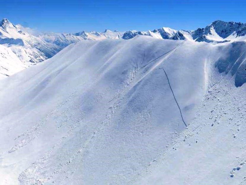 Die Höferspitze in Vorarlberg. Die Höferspitze in Vorarlberg.