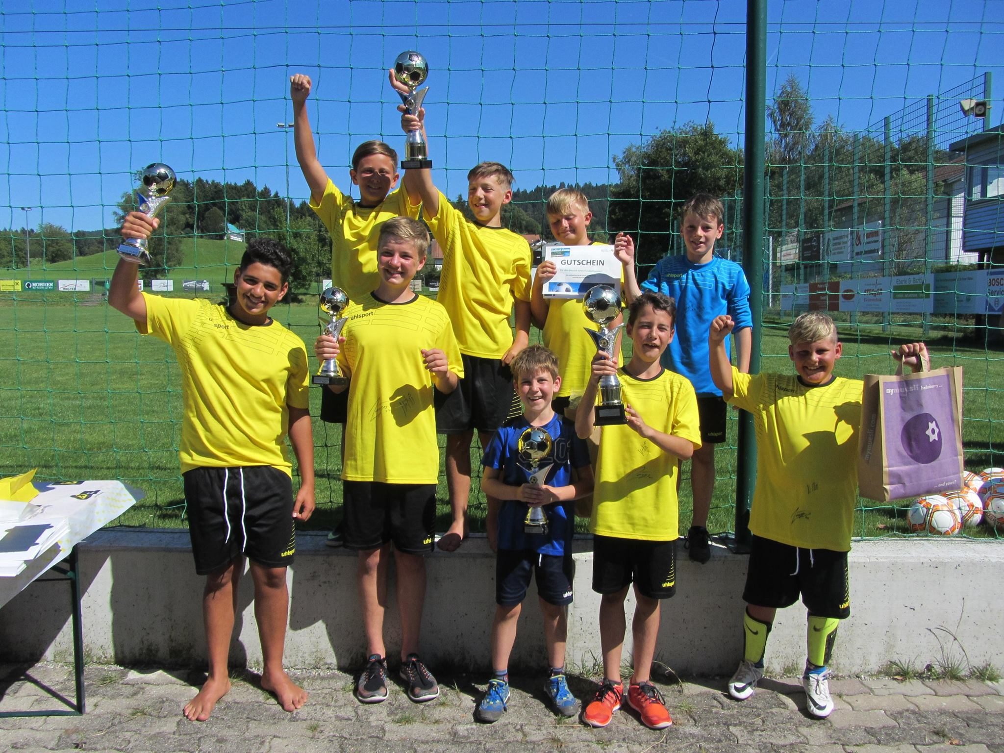 SC Hohenweiler, Fußballcamp 2016, Sieger SC Hohenweiler, Fußballcamp 2016, Sieger