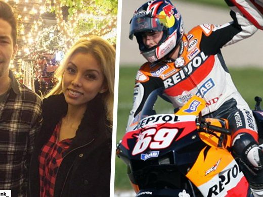 Nicky Hayden mit seiner Verlobten Jacky. Nicky Hayden mit seiner Verlobten Jacky.