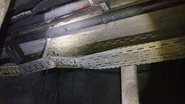 Die Struktur der Tiefgarage wurde stark in Mitleidenschaft gezogen. Die Struktur der Tiefgarage wurde stark in Mitleidenschaft gezogen.
