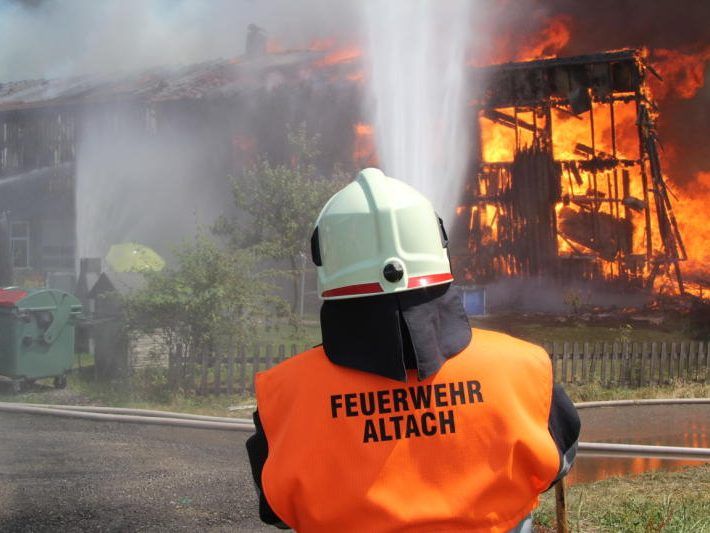 Wohnbereich ist komplett abgebrannt Wohnbereich ist komplett abgebrannt