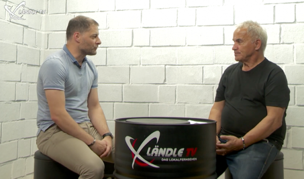 Martin Kienreich (FC Hörbranz) im Ländle TV Studio