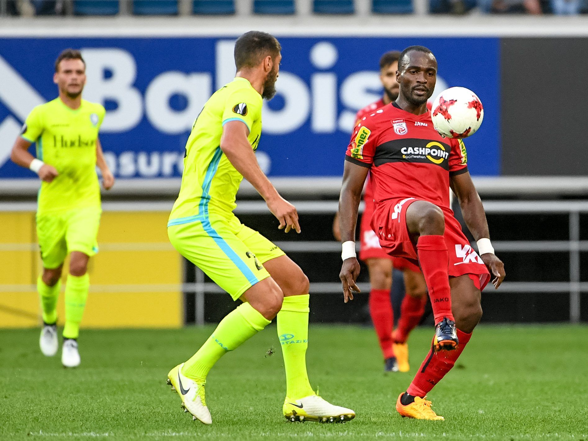 Altach hatte am Donnerstag im Hinspiel in Belgien ein 1:1 erreicht.