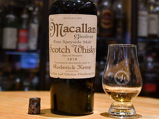 Hotelgast ließ sich einen Macallan aus dem Jahr 1878 schmecken Hotelgast ließ sich einen Macallan aus dem Jahr 1878 schmecken