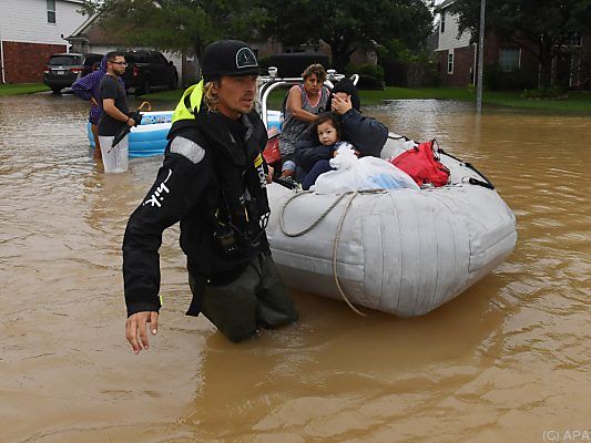 Rund 17.000 Menschen suchten in Texas Zuflucht in Notunterkünften