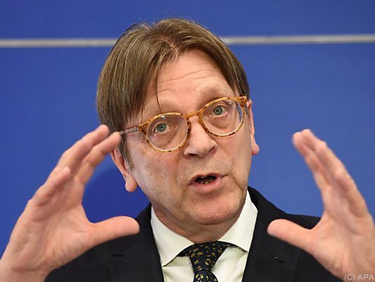 EU-Brexit-Beauftragter Verhofstadt möchte eine Übergangsperiode