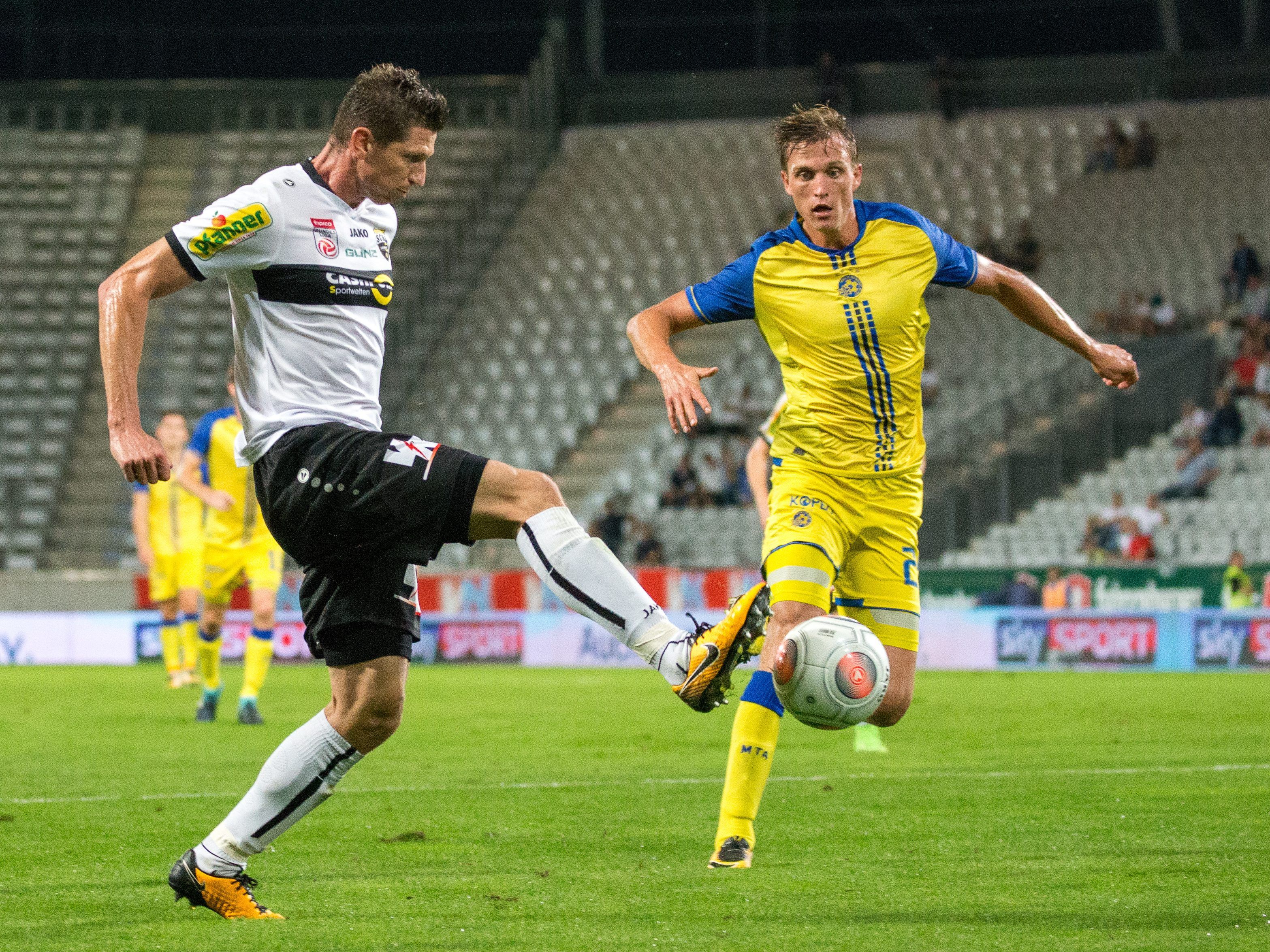 Lienhart und Co. kassierten heute eine bittere 0:1-Niederlage.