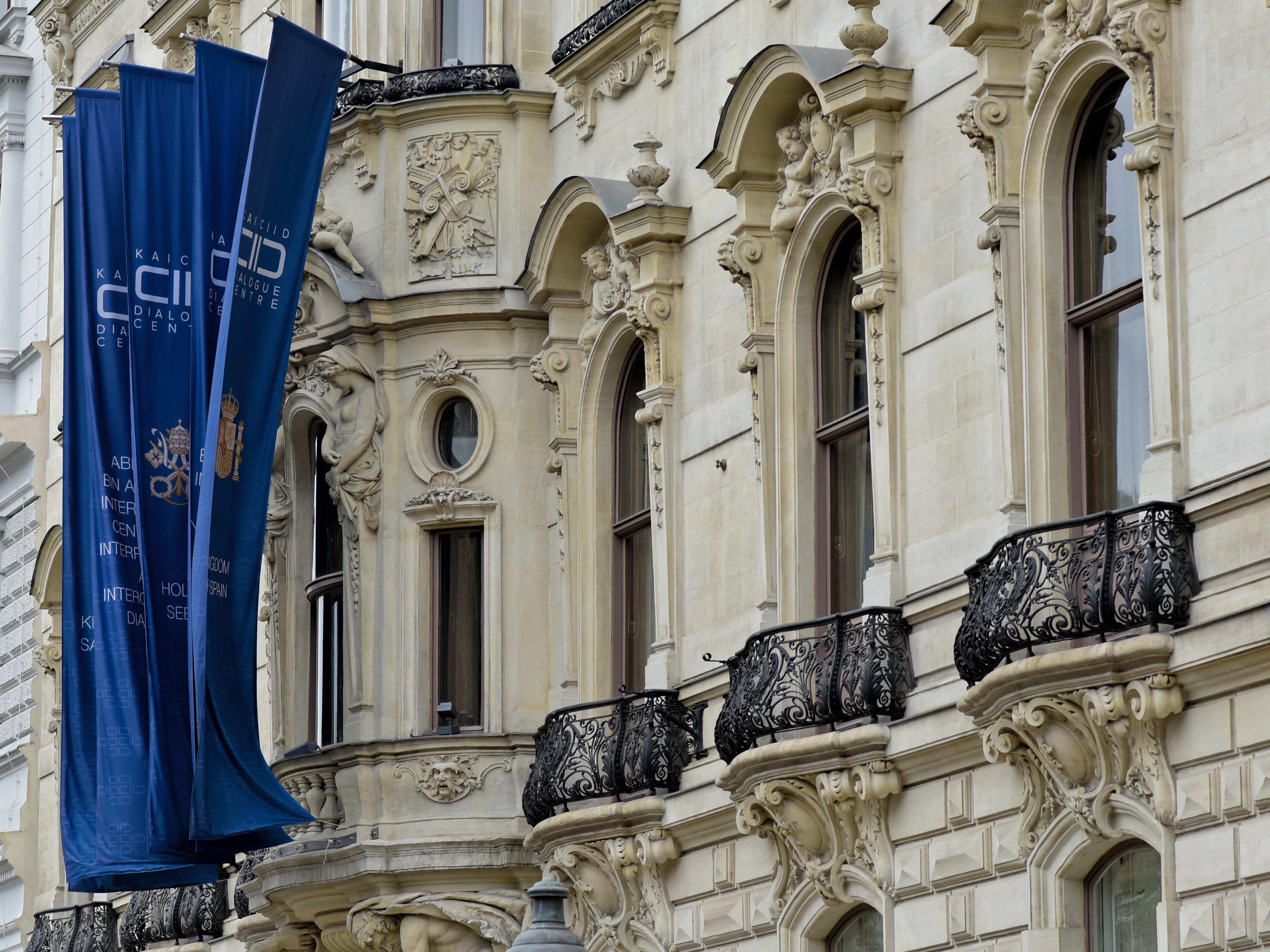 Das Wiener Palais in dem das König-Abdullah-Zentrum für interreligiösen und interkulturellen Dialog untergebracht isz.