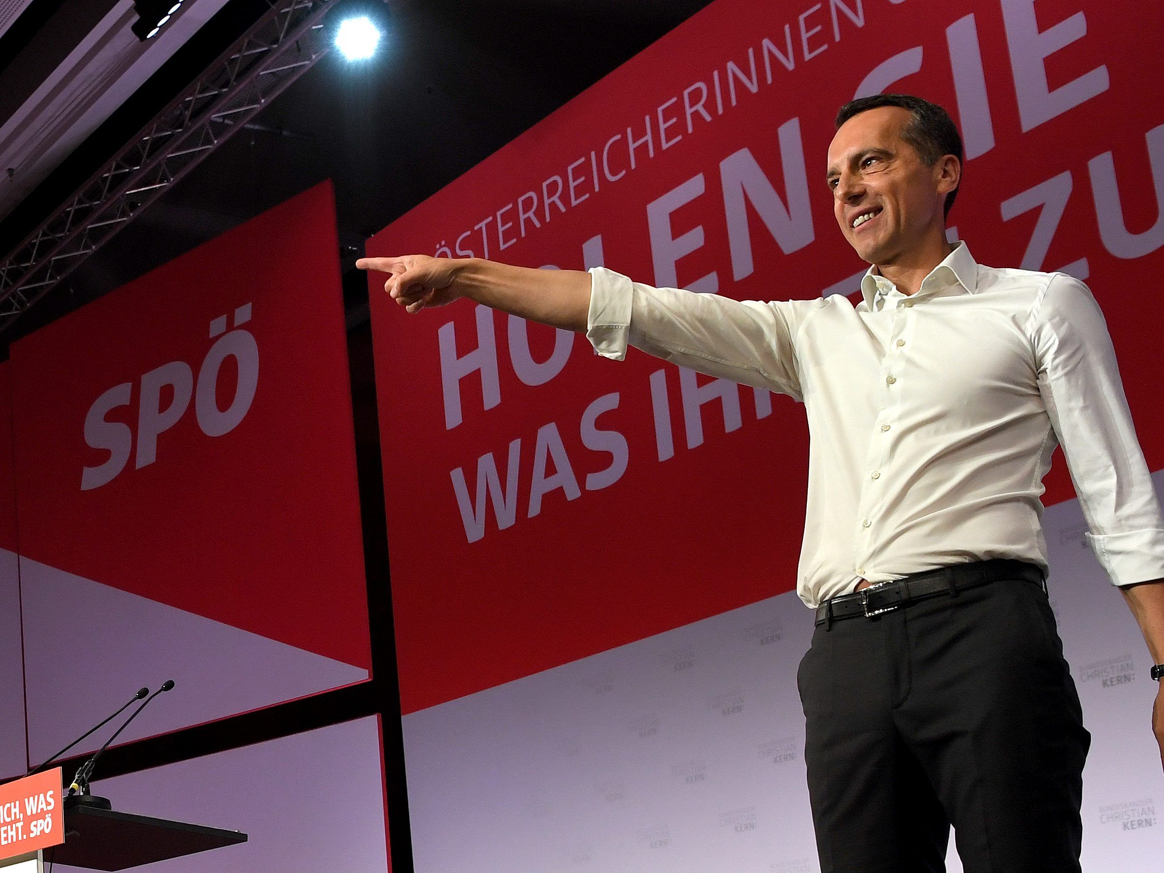 Christian Kern im Rahmen einer Versammlung des SPÖ-Bundesparteirates am 3. August.