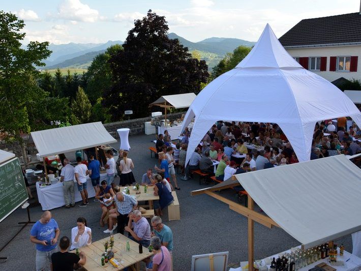 Der Dorfplatz in Doren wird zur "Genussmeile".