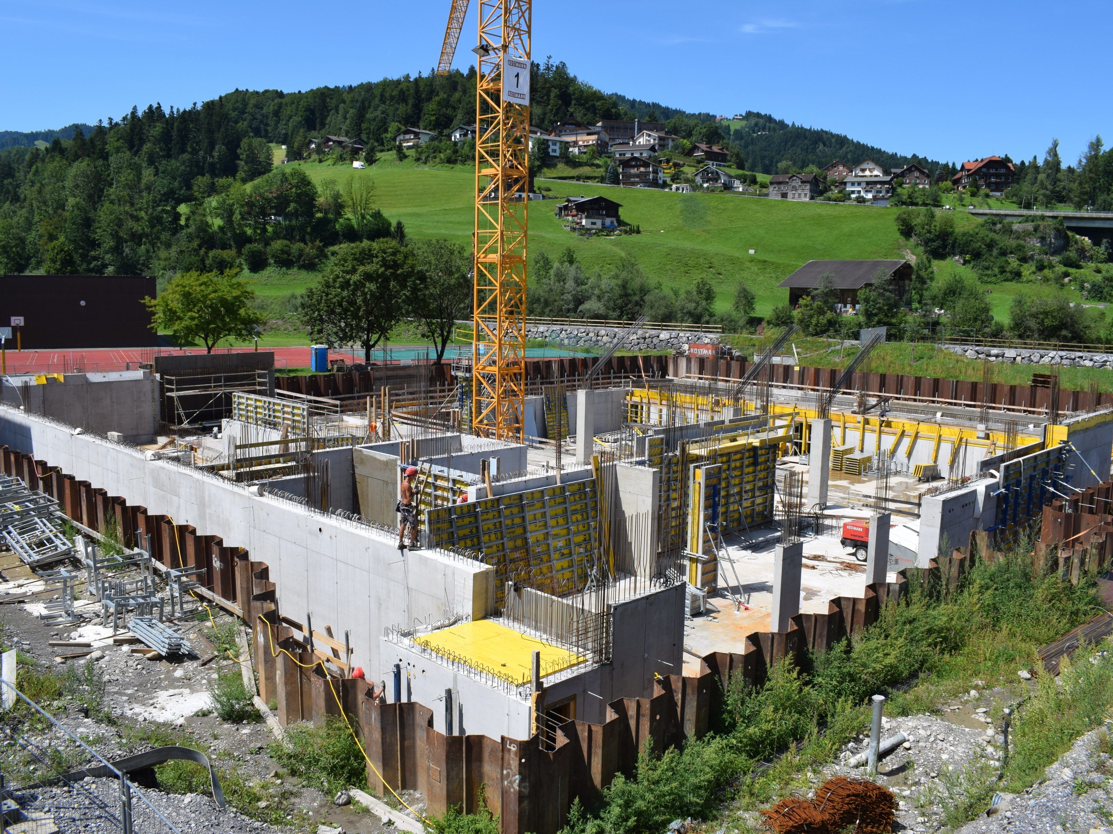 Schlechter Untergrund erforderte aufwändige Baumaßnahmen.