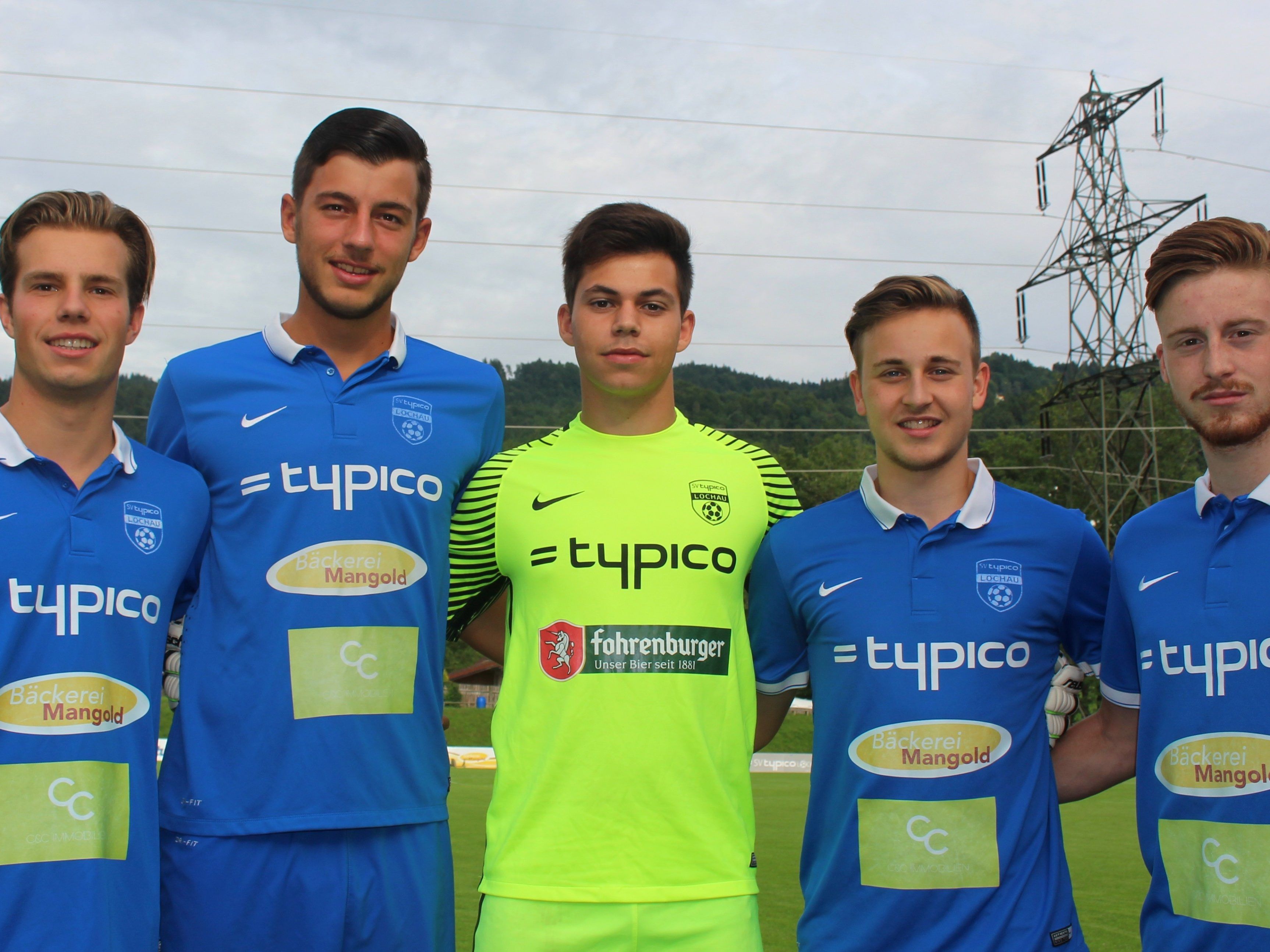 Mit tollen Leistungen etablierten sich die noch sehr jungen Lochauer in der Kampfmannschaft: Niklas Außerlechner, Fabio Feldkircher, Sandro Eichhübl, Kevin Prantl und Patrick Prantl.