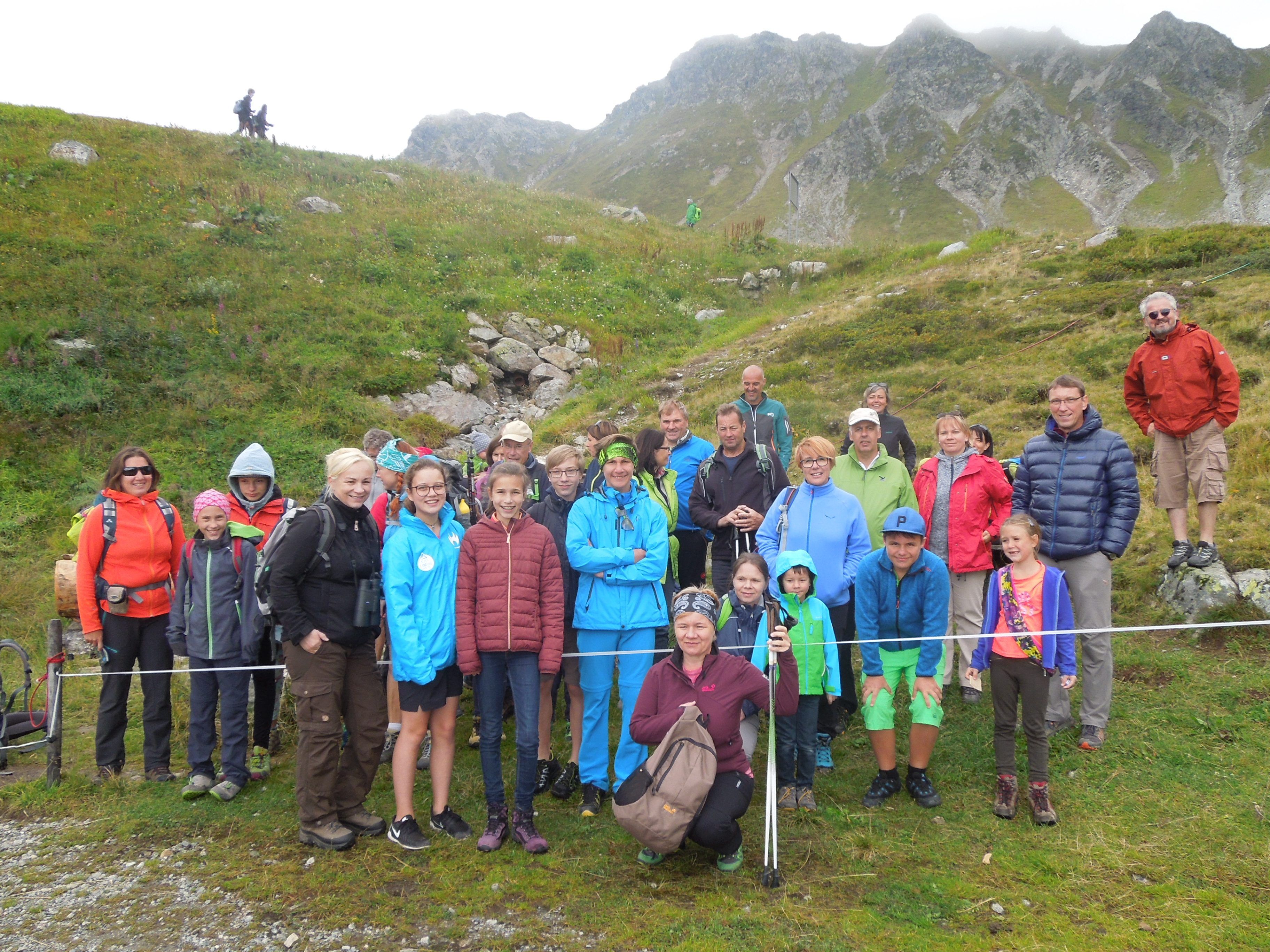 Gruppe in Gargellen
