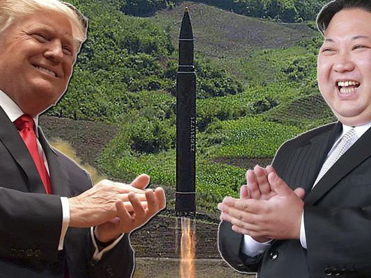 Trump und Kim üben sich derzeit in martialischen Drohungen.