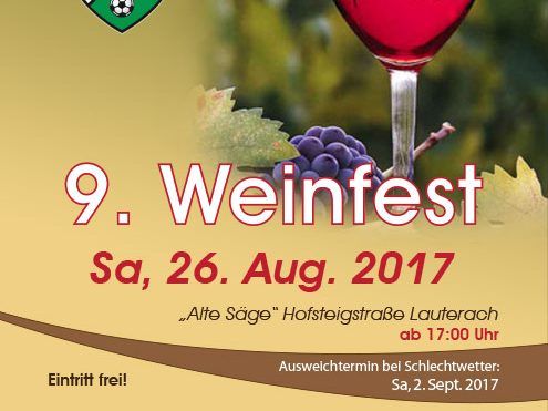 Weinfest des intemann FC Lauterach