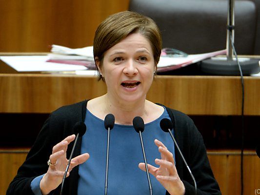 Die Grüne Sozialsprecherin Judith Schwentner