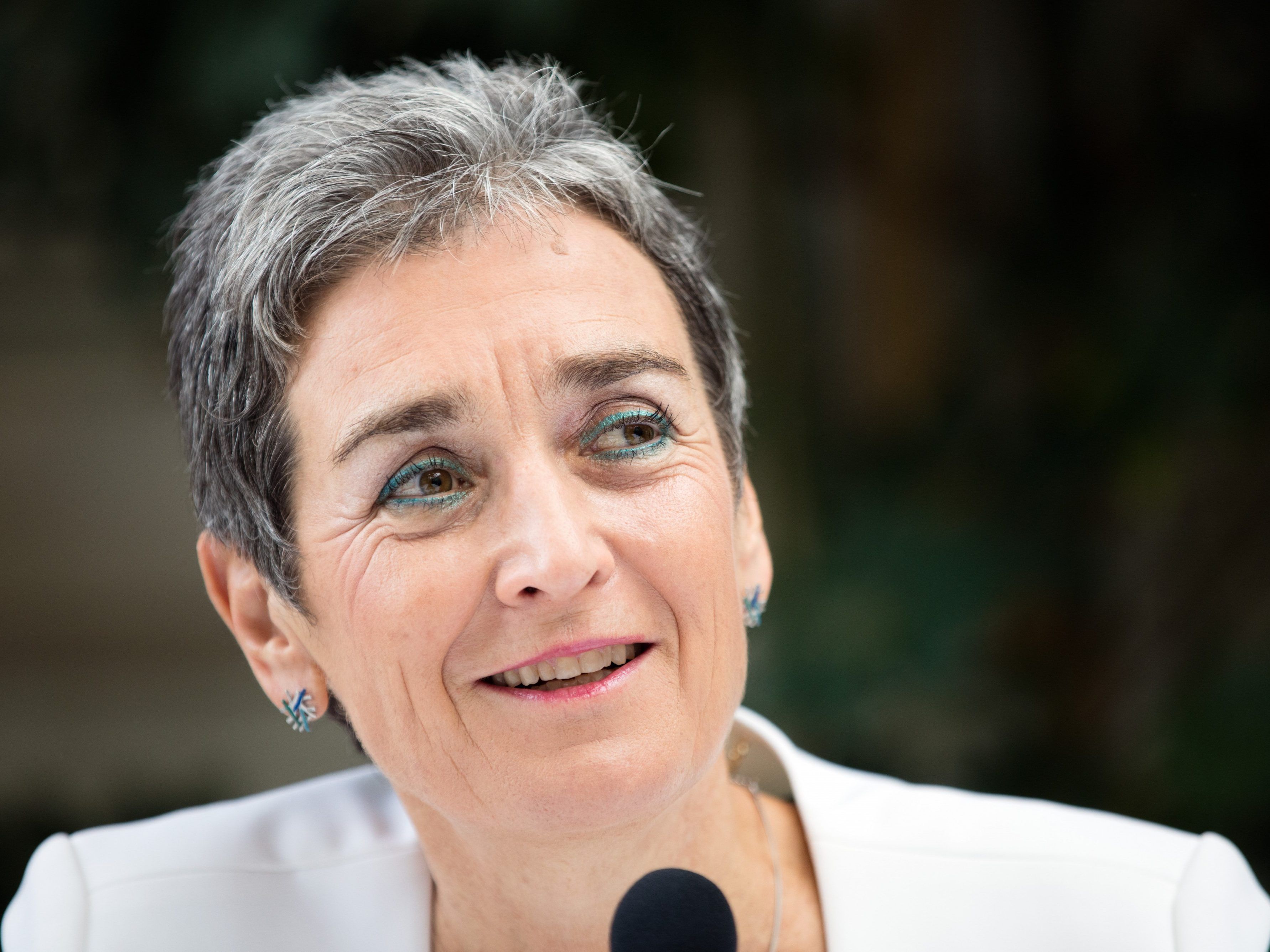 Grünen-Spitzenkandidatin Ulrike Lunacek beim Pressetermin im Palmenhaus Grünen-Spitzenkandidatin Ulrike Lunacek beim Pressetermin im Palmenhaus