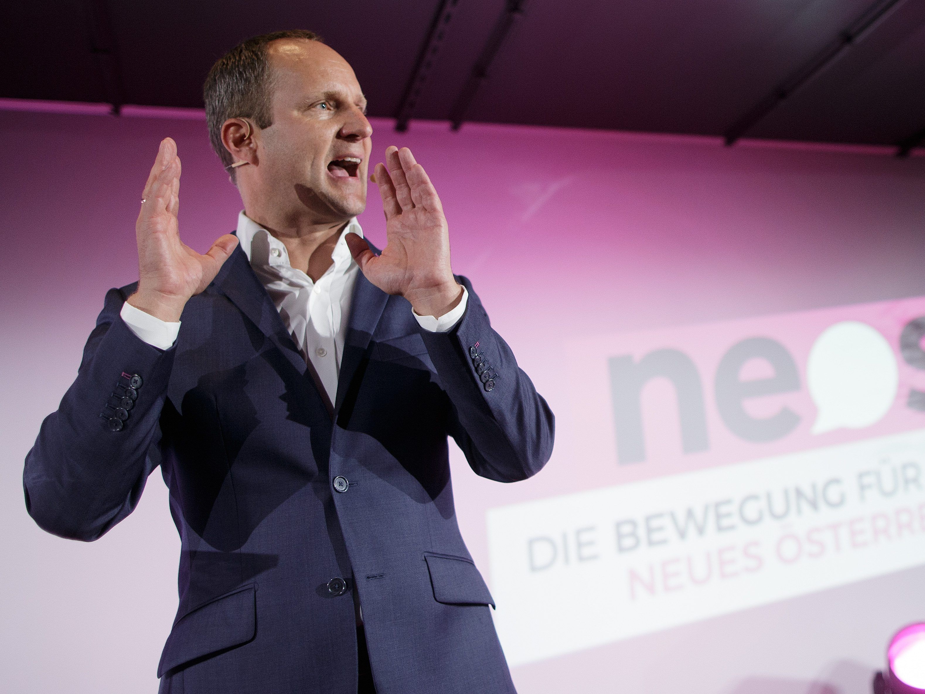 NEOS-Spitzenkandidat Matthias Strolz. NEOS-Spitzenkandidat Matthias Strolz.