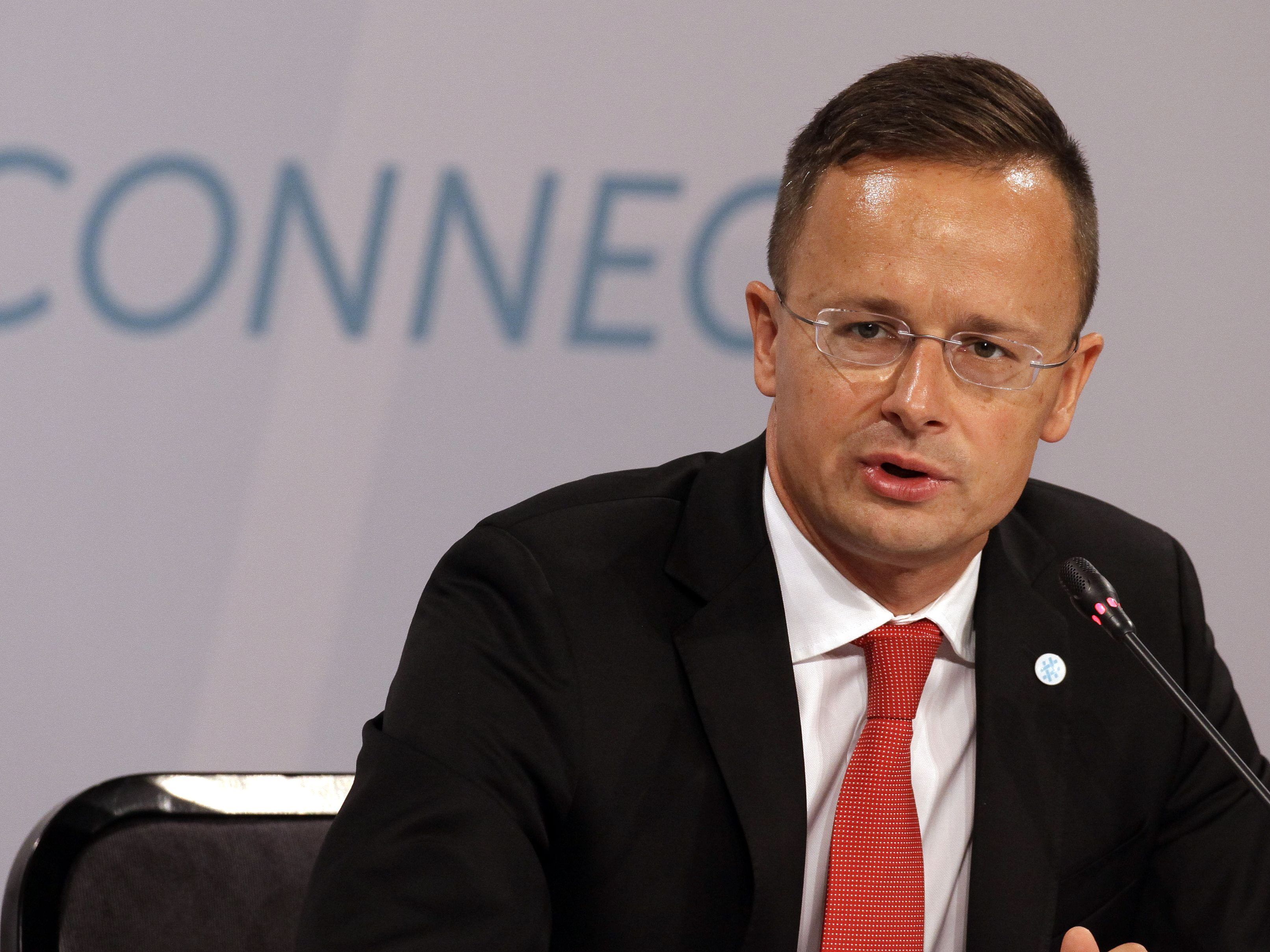 Der ungarische Außenminister Peter Szijjarto.