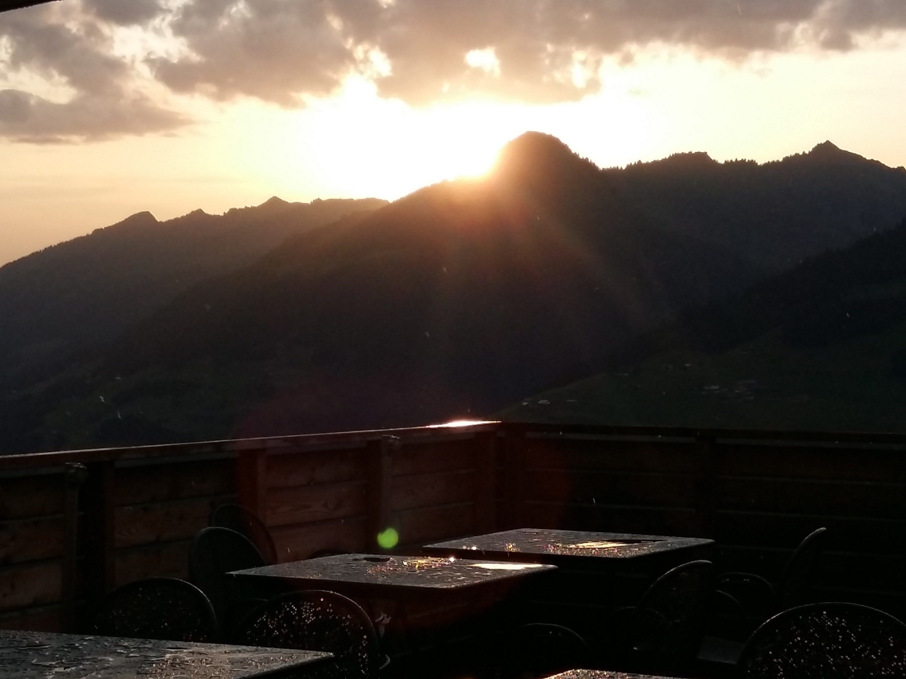 Immer schön, die Abendstimmung auf Stein