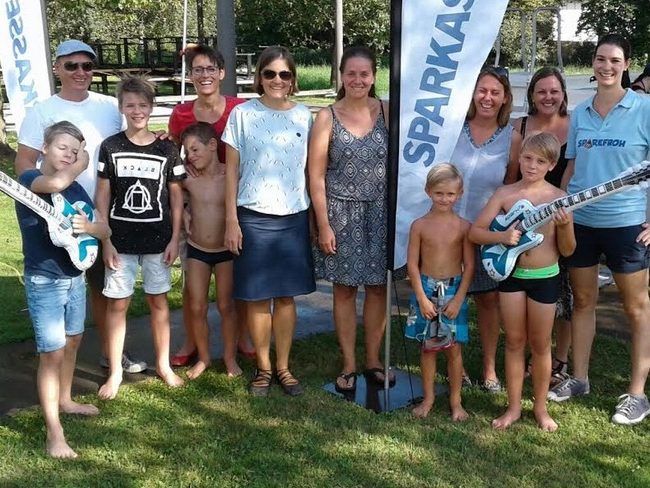 Insgesamt 20 Kinder nahmen an der zweiten Auflage des Sparefroh-Schnuppertauchens in Koblach teil. Insgesamt 20 Kinder nahmen an der zweiten Auflage des Sparefroh-Schnuppertauchens in Koblach teil.