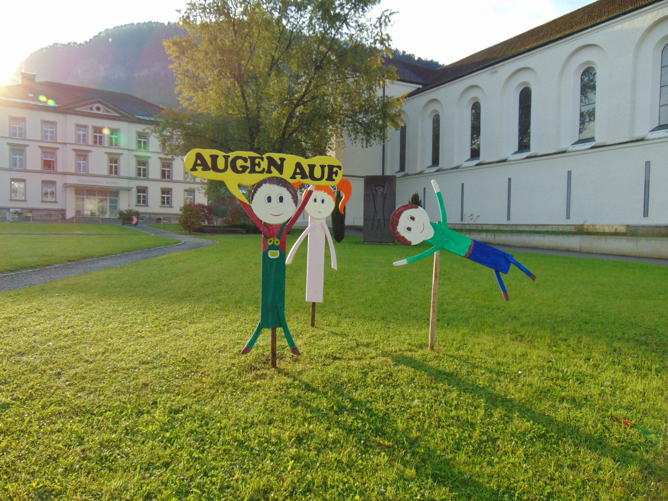 Auch die Volksschüler der VS Markt sammeln Schulwege