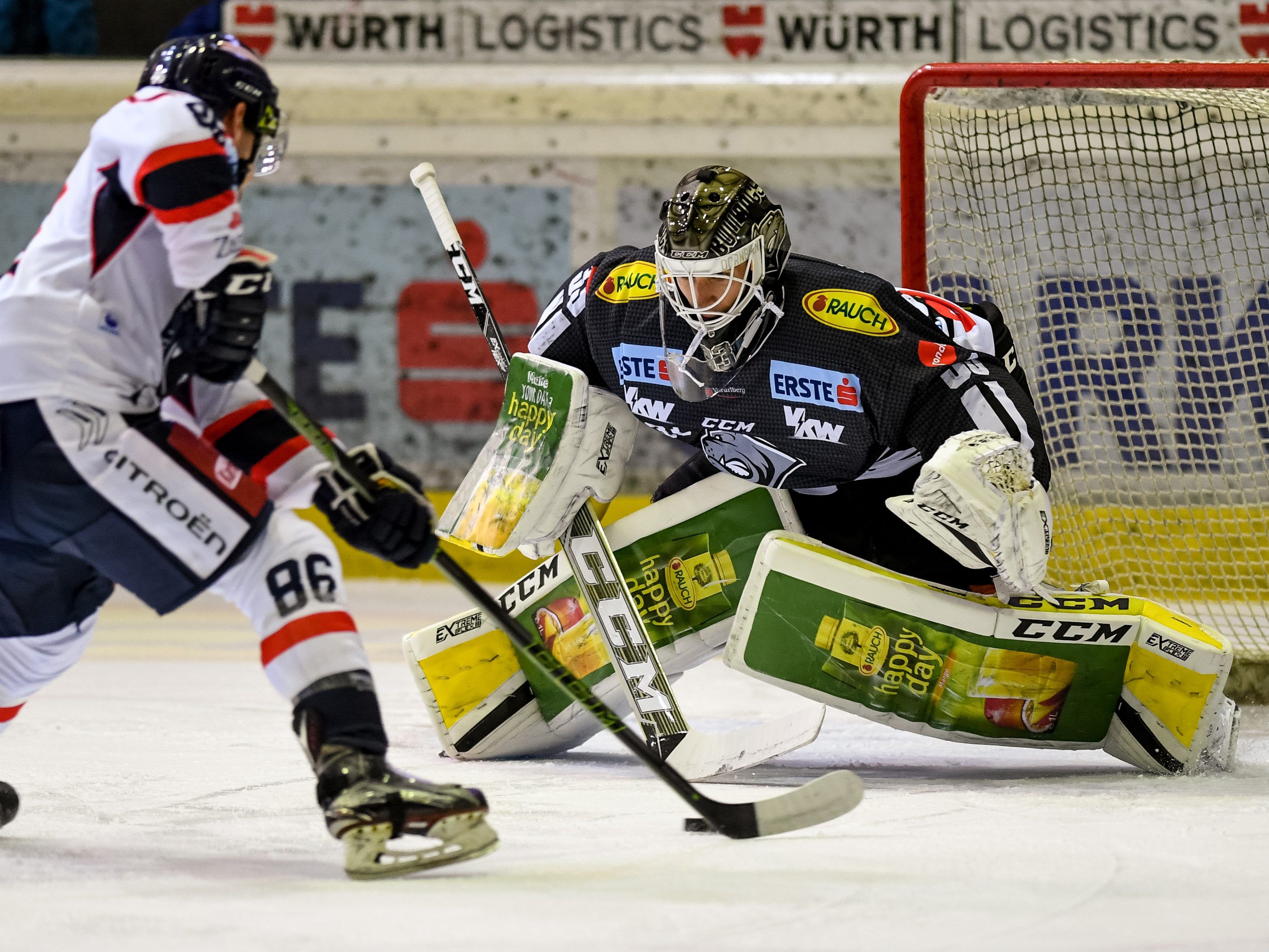 Die Dornbirner mussten sich erneut in der Overtime geschlagen geben. Die Dornbirner mussten sich erneut in der Overtime geschlagen geben.