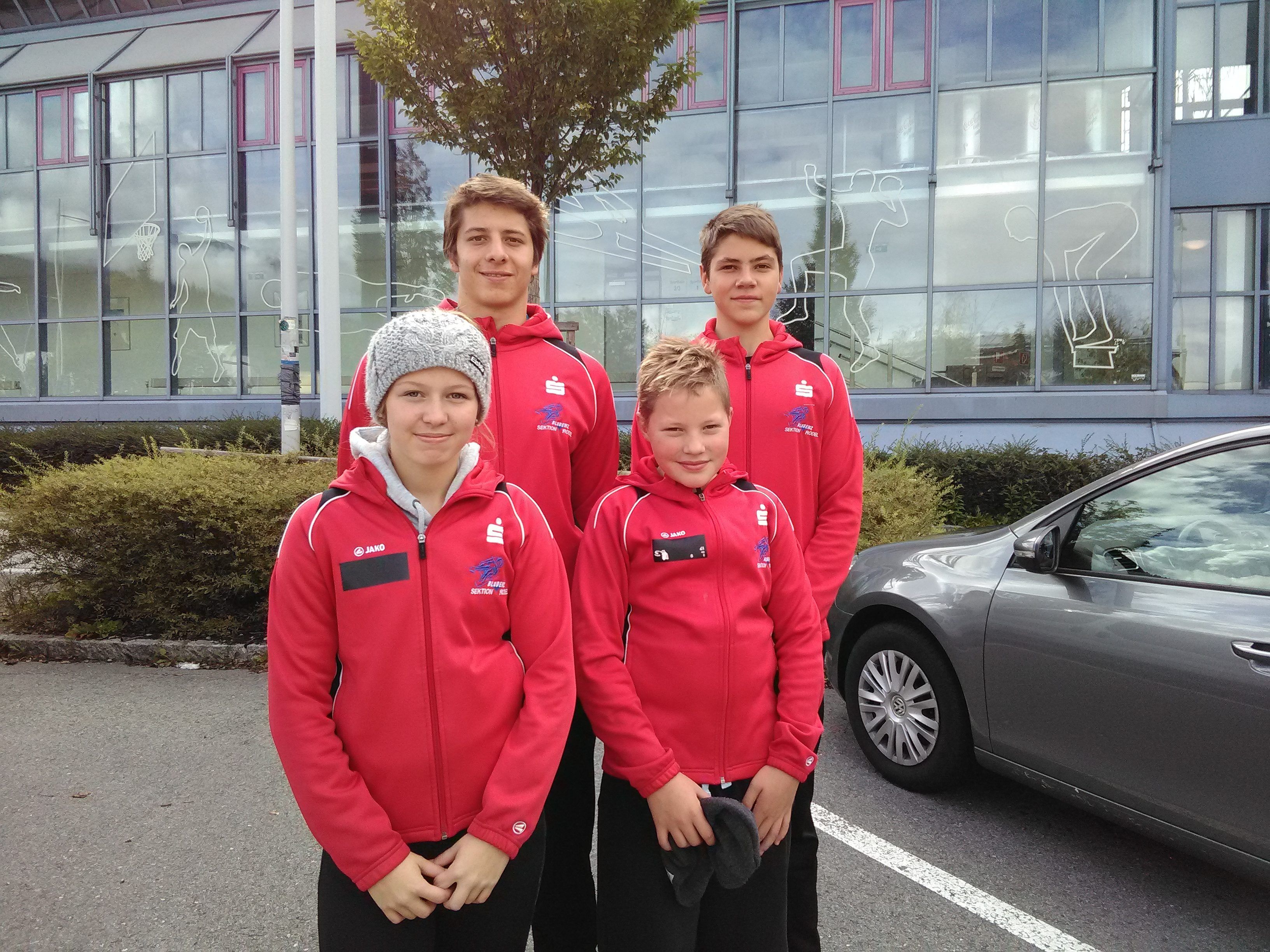 Madlen Loß, Yannick Müller, Lukas Tagwerker, Marcel Tagwerker (v.l.). Madlen Loß, Yannick Müller, Lukas Tagwerker, Marcel Tagwerker (v.l.).