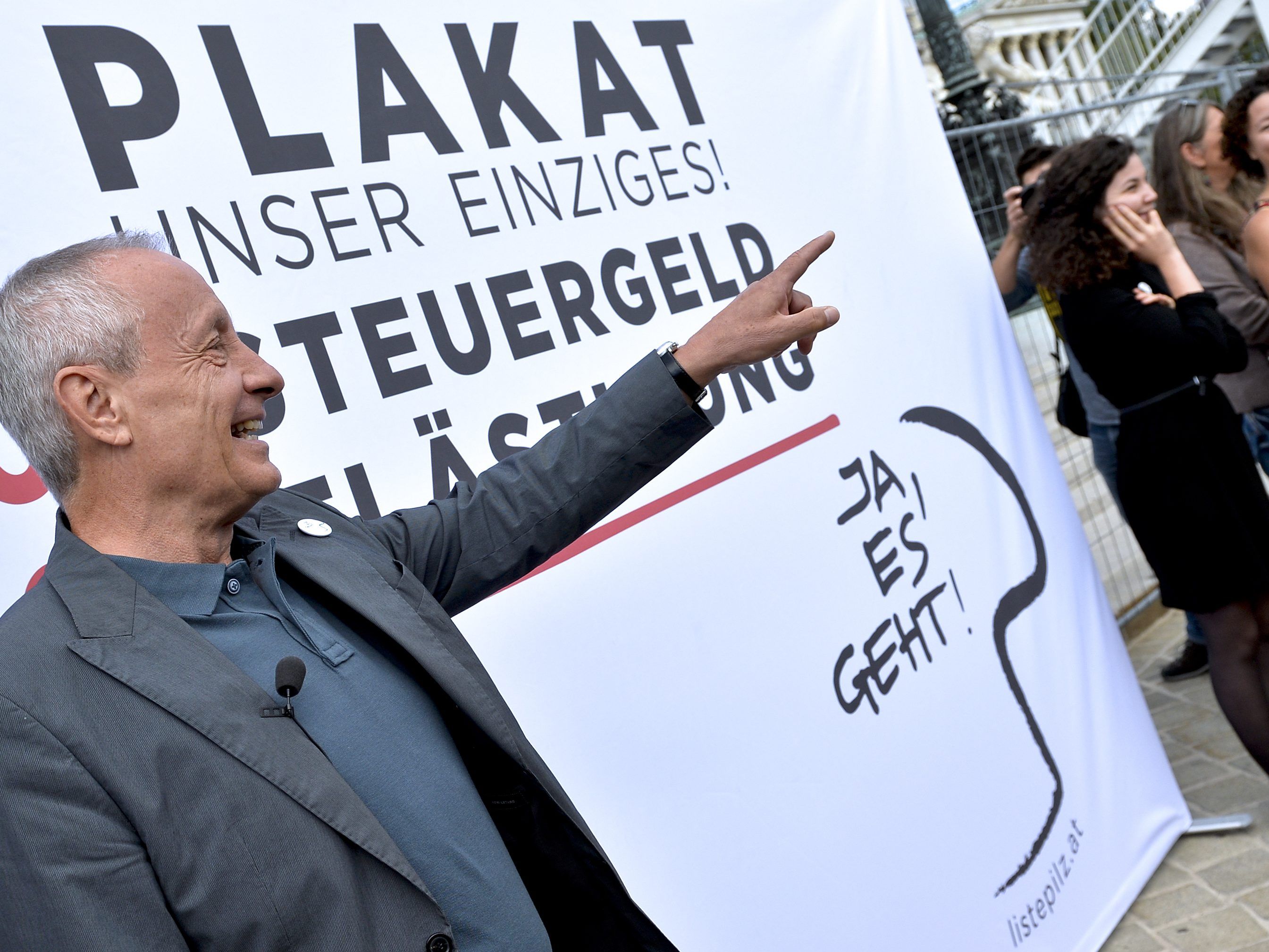 Die "Liste Peter Pilz" verzichtet auf eine teure Plakat-Kampagne.