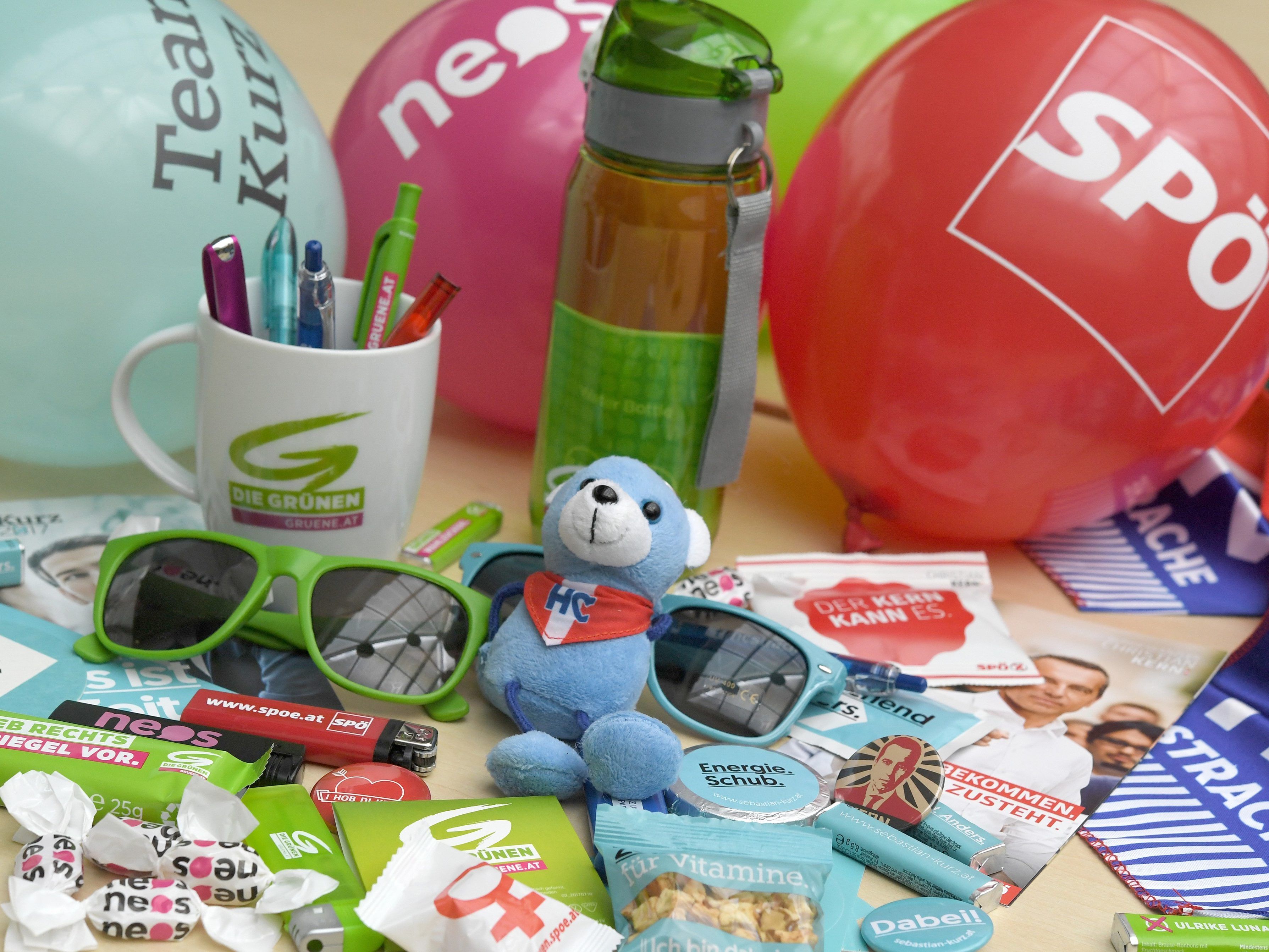 Kleine Goodies: Auch immer dabei beim direkten Werben um Vorzugsstimmen Kleine Goodies: Auch immer dabei beim direkten Werben um Vorzugsstimmen