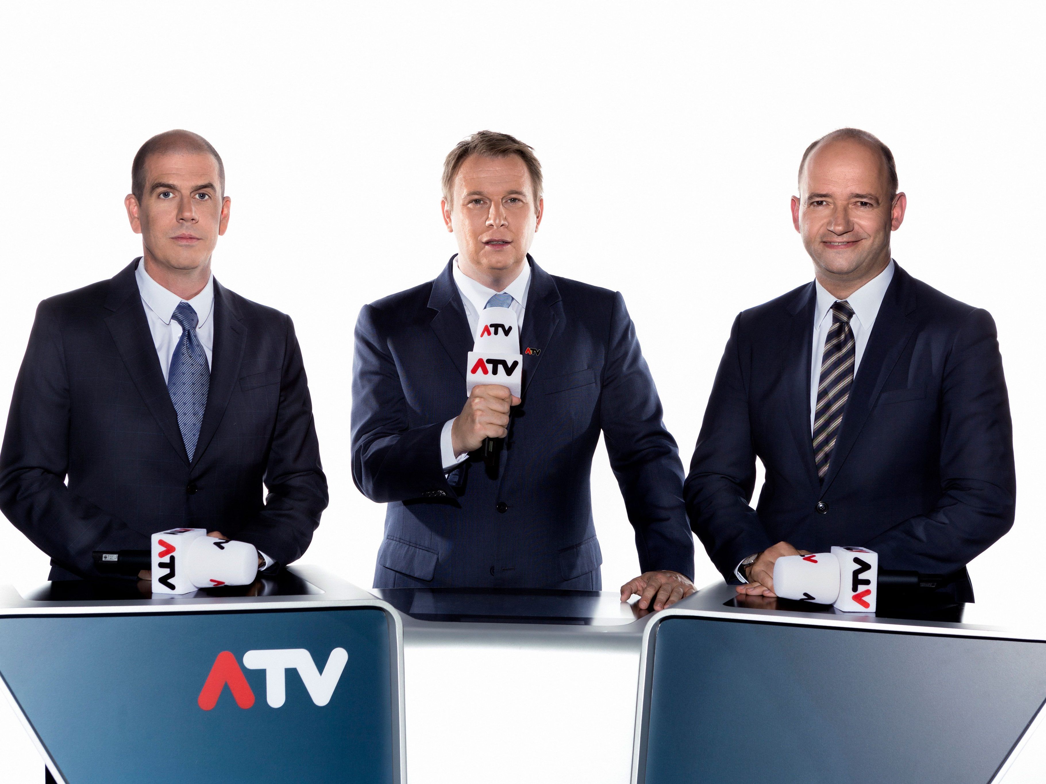 Meinungsforscher Peter Hajek, Moderator Meinrad Knapp und Politikberater Thomas Hofer Meinungsforscher Peter Hajek, Moderator Meinrad Knapp und Politikberater Thomas Hofer