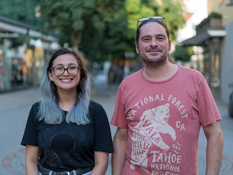 Die Vorarlberger Bündnisspitze: Andreas Spechtenhauser und die ehemalige Junggrüne Tara Romanes