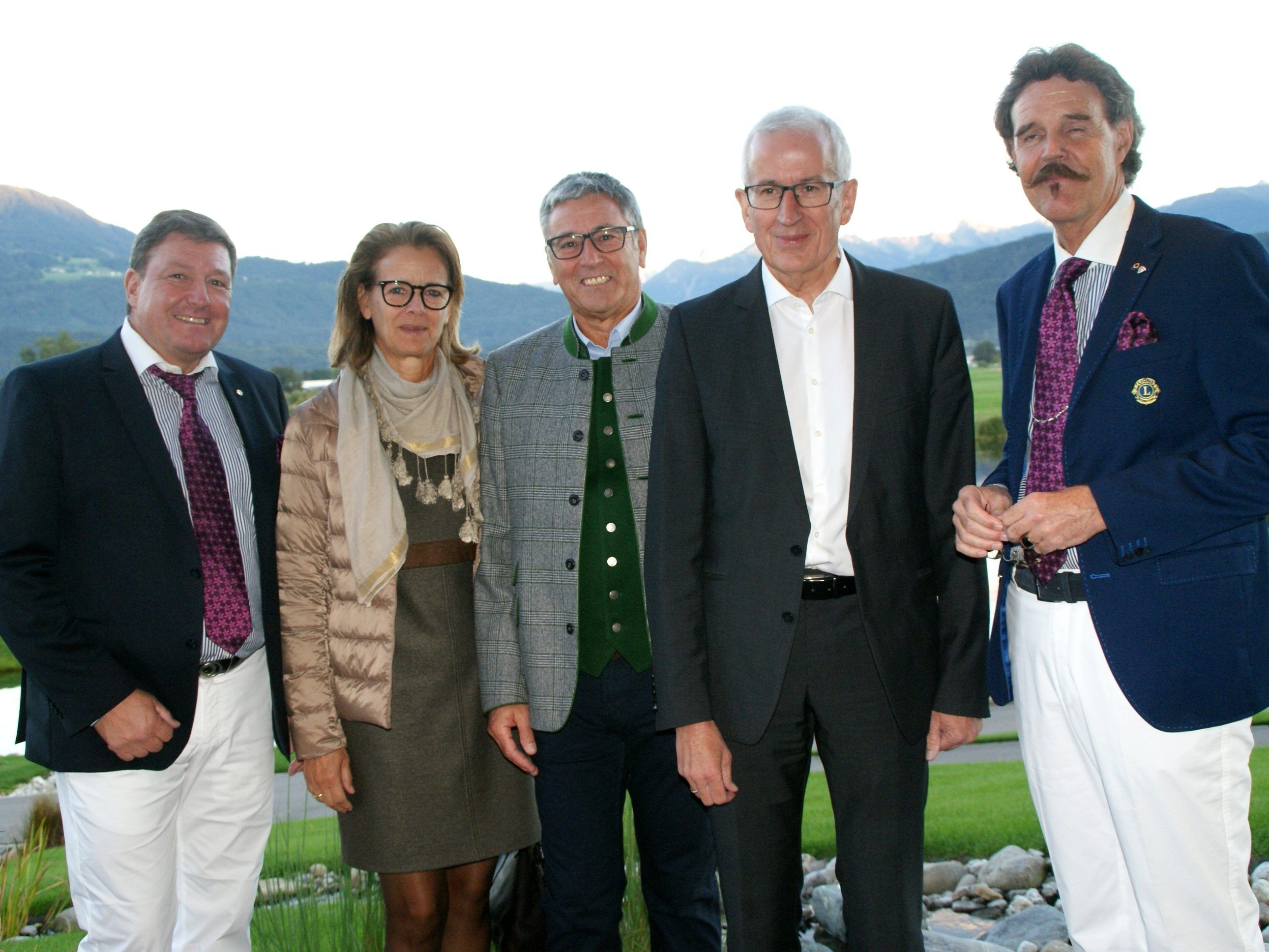 Man feierte in illustrer Gesellschaft im Golfclub Rankweil