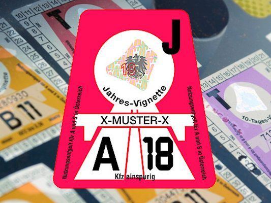 Die neue Vignette ist ab 1. Dezember 2017 gültig. Die neue Vignette ist ab 1. Dezember 2017 gültig.