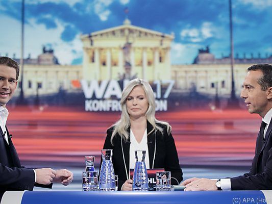 Letztes Duell der beiden Spitzenkandidaten Letztes Duell der beiden Spitzenkandidaten