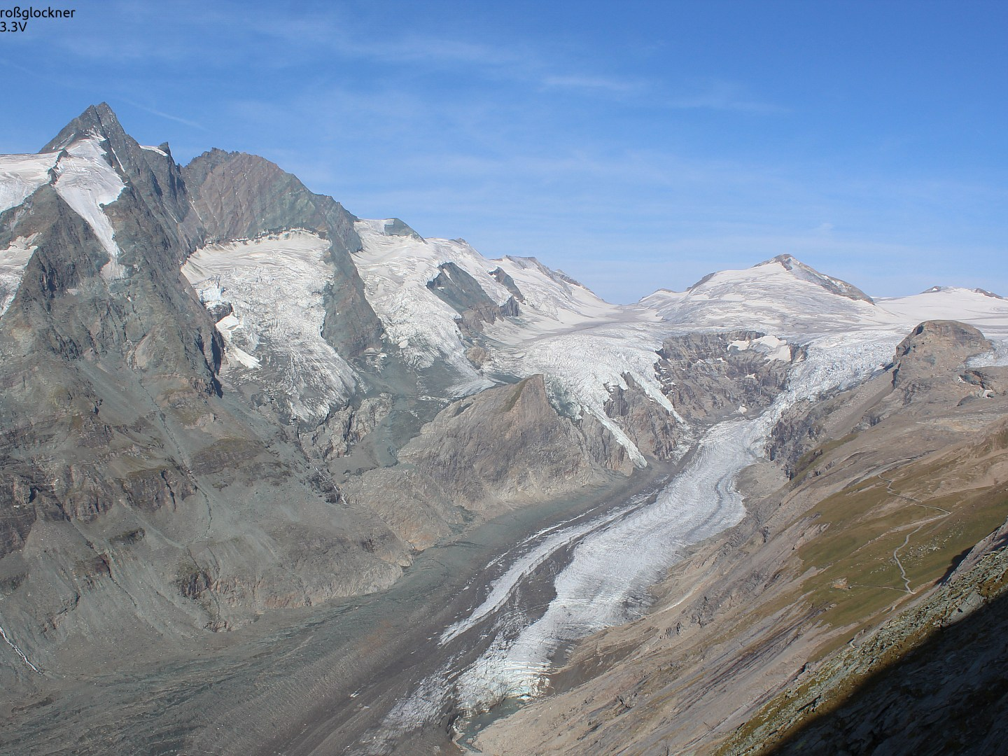 Österreichs größter Gletscher, die Pasterze, zerfällt