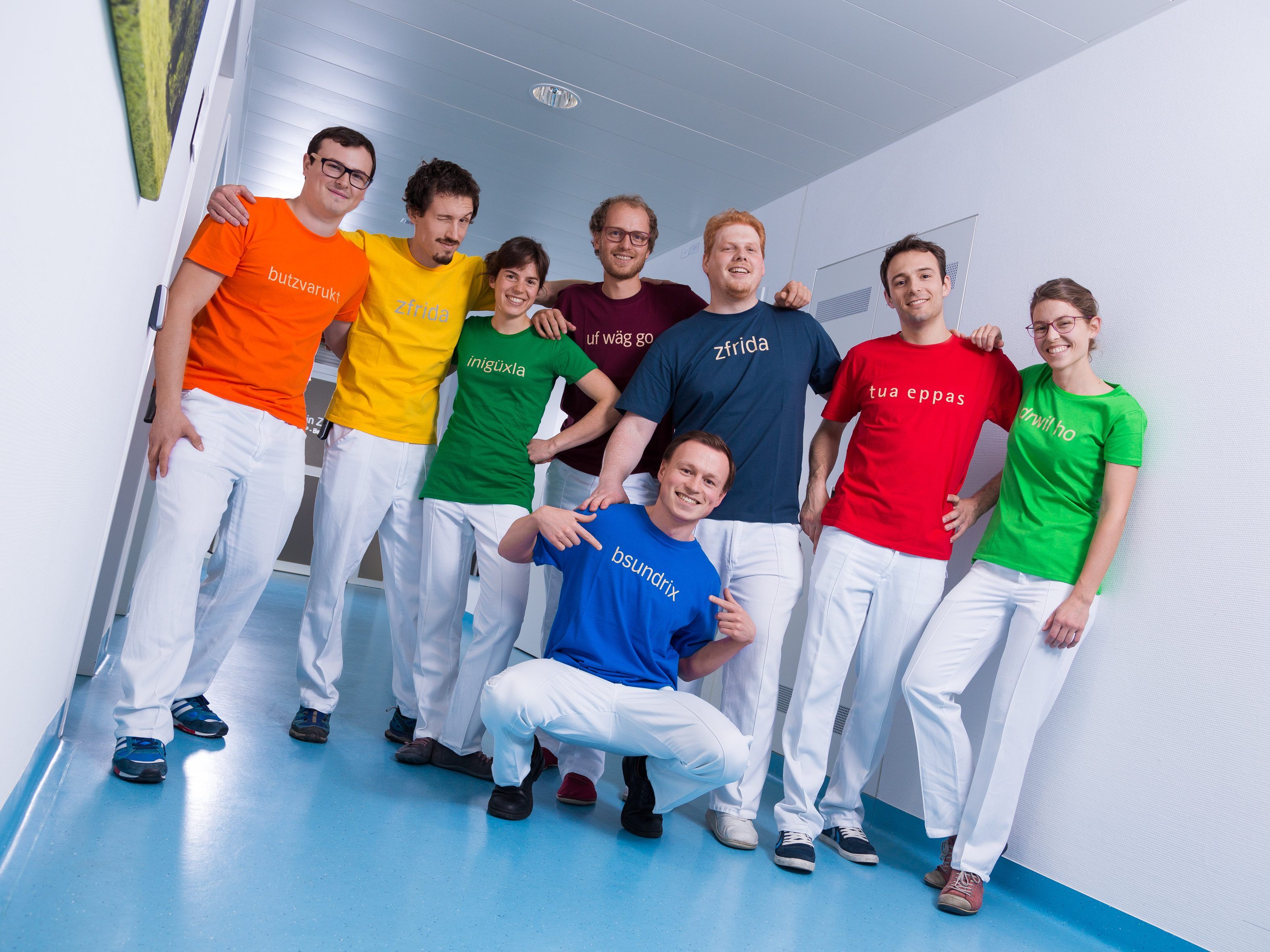 v.li. Dr. Lukas Marth, Dr. Tobias Sprenger, Dr. Pia Huchler, Dr. Michael Baier, Dr. Alex Skorin, Dr. Patrick Clemens, Dr. Michael Pohl, Dr. Magdalena Helmberg. v.li. Dr. Lukas Marth, Dr. Tobias Sprenger, Dr. Pia Huchler, Dr. Michael Baier, Dr. Alex Skorin, Dr. Patrick Clemens, Dr. Michael Pohl, Dr. Magdalena Helmberg.